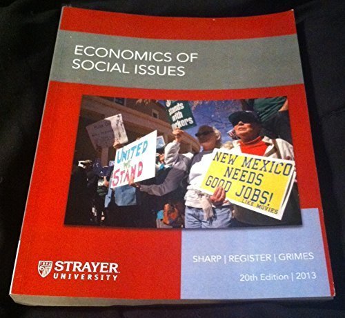 Book Economics of Social Issues 20th Edition Strayer University 2013 free