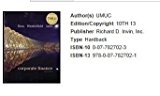 Book Corporate Finance, 10th Ed (UMUC Custom Edition) ISBN-13 978-0-07-782702-1 BOOK ONLY (UMUC Corporate Finance 10th Edition) free
