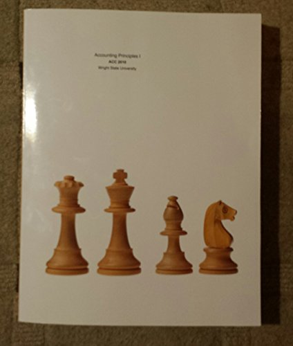 Book Accounting Principles 1 Wright State University free