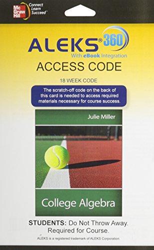Book ALEKS 360 Access Card (18 weeks) for College Algebra free