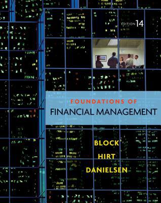 Book Loose Leaf Foundations of Financial Management with Connect Plus free