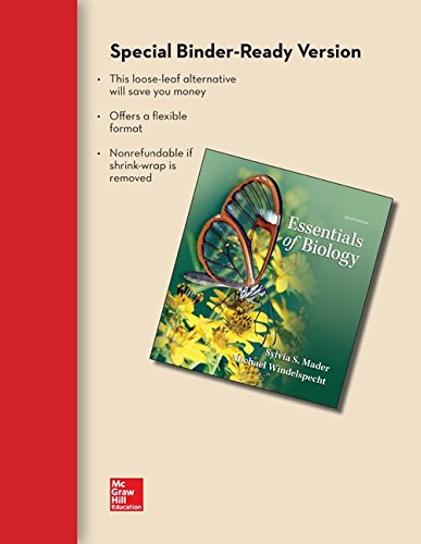 Book COMBO: Loose Leaf Essentials of Biology w/ Connect Plus Access Card free
