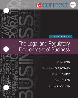 Book Loose Leaf Version of Legal and Regulatory Environment with Connect Access Card free