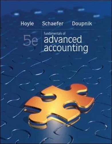 Book Fundamentals of Advanced Accounting with Connect Access Card free