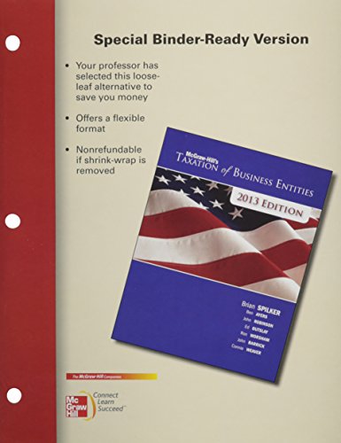 Book Loose-leaf Mcgraw-hill's Taxation Of Business Entities With Connect Plus free