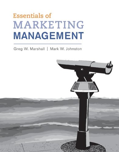 Book Essentials of Marketing Management with 2011 Update + Connect Access Card free