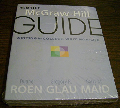 Book Brief McGraw-Hill Guide Writing for College Writing for Life free