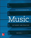 Book Music in Theory and Practice Volume 1 free