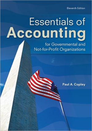 Book Essentials of Accounting for Governmental and Not-for-Profit Organizations free