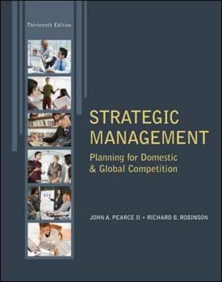 Book Strategic Management free