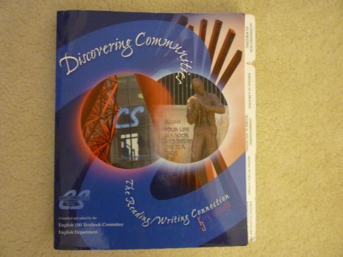 Book Discovering Communities - The Reading/Writing Connection, 5e, English 100 Textbook Committee, Columbus State Community College free