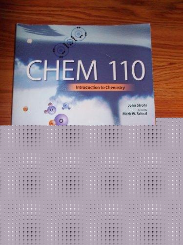 Book introduction to chemistry (chem 110) free