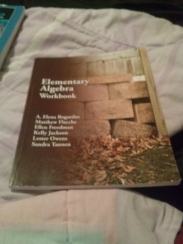 Book Elmentary Algebra Workbook free