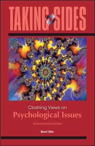 Book Taking Sides: Clashing Views on Psychological Issues free