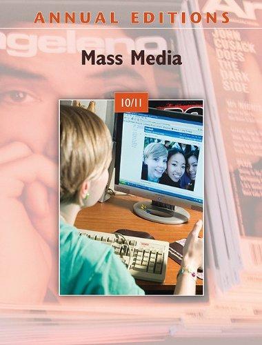 Book Annual Editions: Mass Media 10/11 free