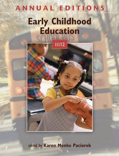Book Annual Editions: Early Childhood Education 11/12 free
