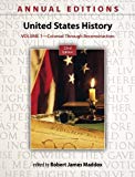 Book Annual Editions: United States History, Volume 1: Colonial through Reconstruction free
