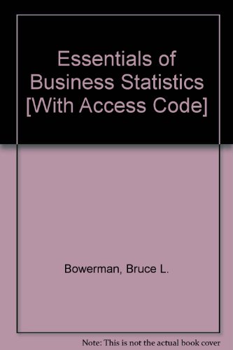 Book Essentials of Business Statistics [With Access Code] free