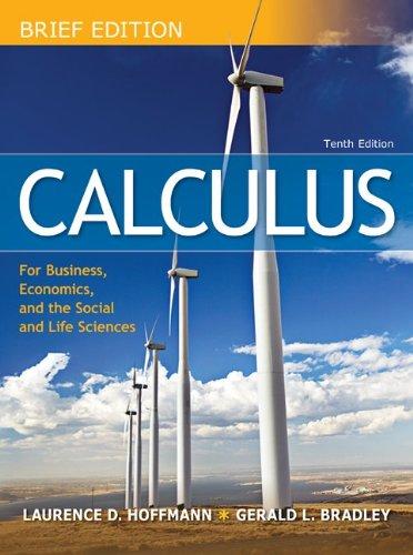 Book Combo: Calculus for Business, Economics, and the Social and Life Sciences, Brief with MathZone Access Card by Laurence Hoffmann free