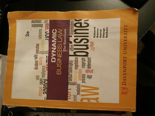 Book Dynamic Business Law Davenport University free