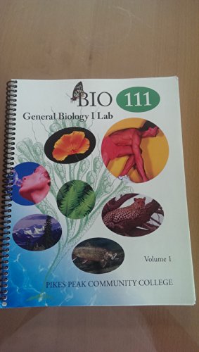 Book General Biology I Lab BIO 111 Pikes Peak Community College free