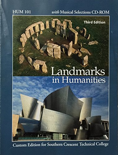 Book Landmarks in Humanities: HUM 101 Custom Edition for Southern Crescent Technology College, 3rd Edition with Musical Selections CD free