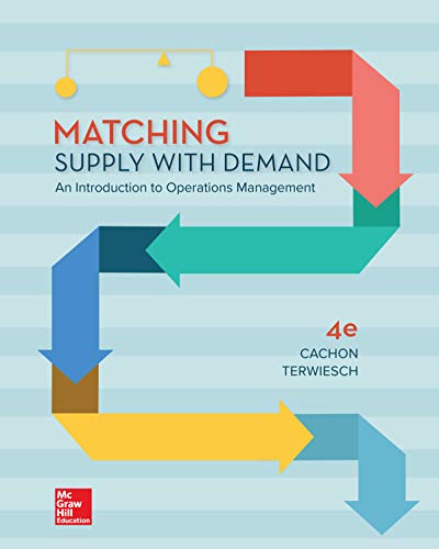 Book Matching Supply with Demand: An Introduction to Operations Management free
