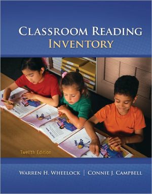 Book Classroom Reading Inventory free