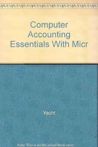 Book Computer Accounting Essentials With Micr free