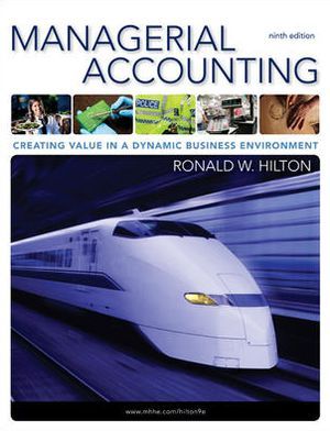 Book Managerial Accounting: Creating Value in a Dynamic Business Environment free