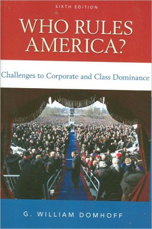 Book Who Rules America? Challenges to Corporate and Class Dominance free