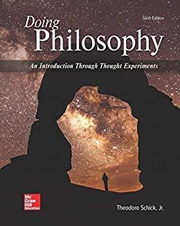 Book Doing Philosophy: An Introduction Through Thought Experiments free