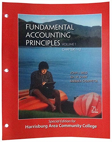 Book Fundamental Accounting Principles (Volume 1 : Chapters 1-12 : 21st Edition) free
