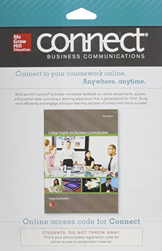 Book Connect Business English 1 Semester Access Card for College English & Business Communication free