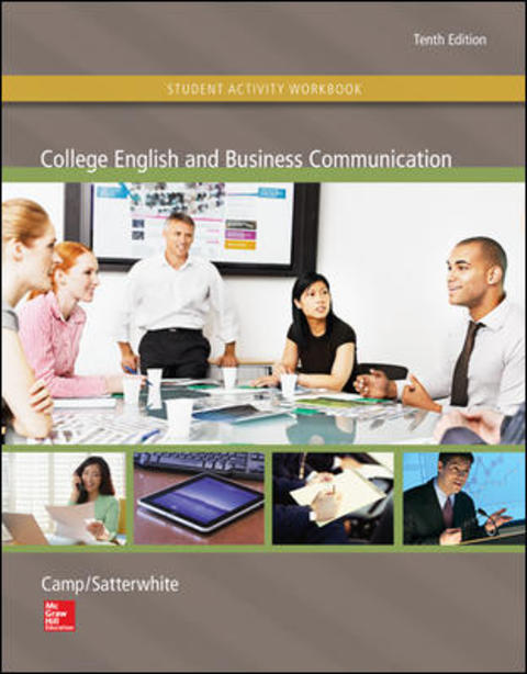 Book Student Workbook for College English and Business Communication free