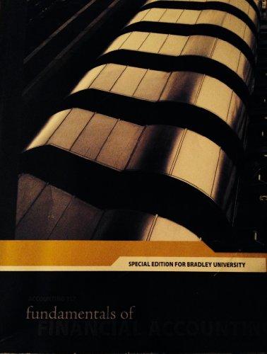 Book Fundamentals of Financial Accounting (Special Edition for Bradley University: Accounting 157) free