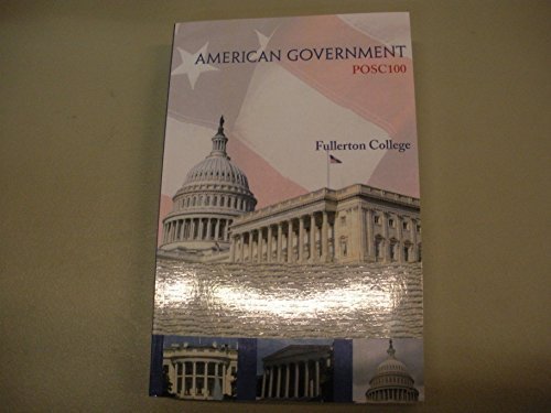 Book We The People 10th Edition American Government POSC100 Custom Edition for Fullerton College by Thomas E. Patterson (2013-05-03) free