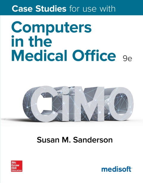 Book eBook Online Access for Case Studies for Use with Computers in the Medical Office free