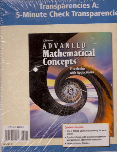 Book Advanced Mathematical Concepts (5- Minute Check Transparencies: Transparencies A) free