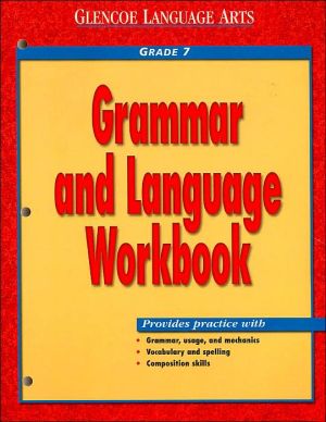 Book Glencoe Language Arts Grammar And Language Workbook Grade 7 free