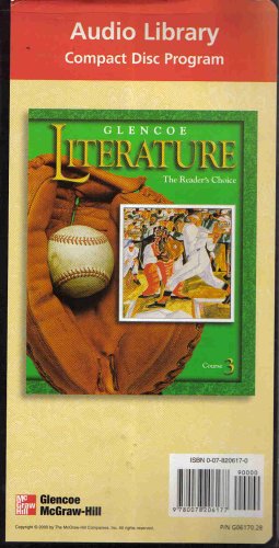 Book Glencoe Literature The Reader's Choice Course 3 Audio Library 17 Cd Set free