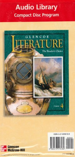 Book Glencoe Literature Course 4 Audio Library (The Reader's Choice, 21 Audio CD Set) free Book Glencoe Literature Course 4 Audio Library (The Reader's Choice, 21 Audio CD Set) free