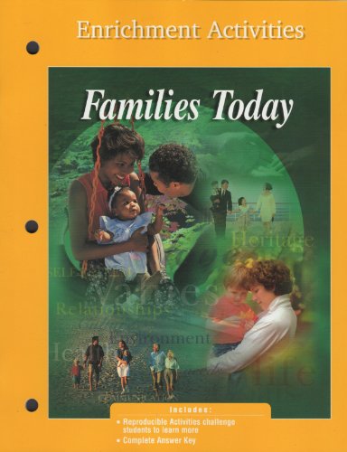 Book Families Today Enrichment Activities [paperback] By free