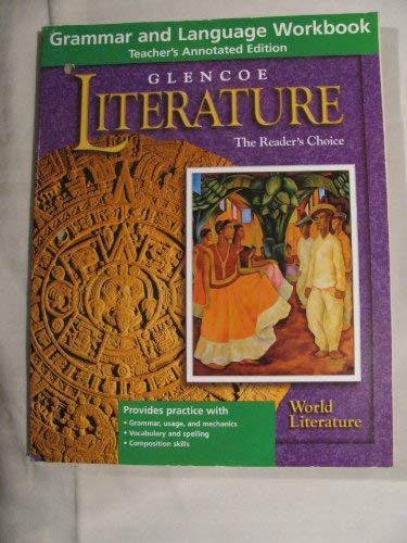 Book Literature, the Reader's Choice. Grammar and Language Workbook, Teacher's Annotated Edition free