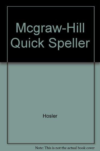 Book The Mcgraw-Hill Quick Speller, Student Text free