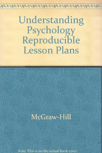 Book Understanding Psychology Reproducible Lesson Plans free