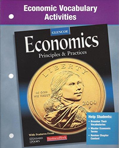 Book Economic Vocabulary Activities For Glencoe Economics: Principles & Practices free