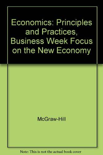 Book Economics: Principles And Practices, Business Week Focus On The New Economy free