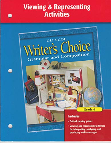 Book Writer's Choice Viewing And Representing Activities Grade 6 free