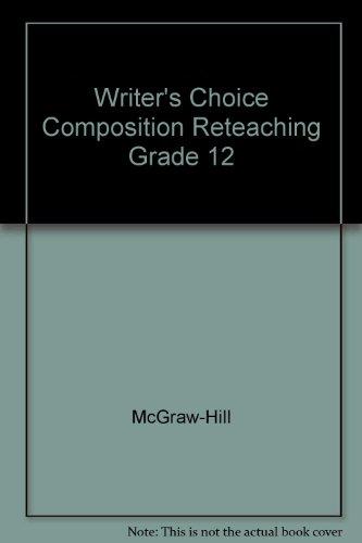 Book Writer's Choice Composition Reteaching Grade 12 free